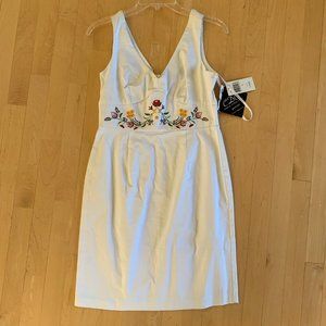 CDC White with Floral Sundress New w/tags